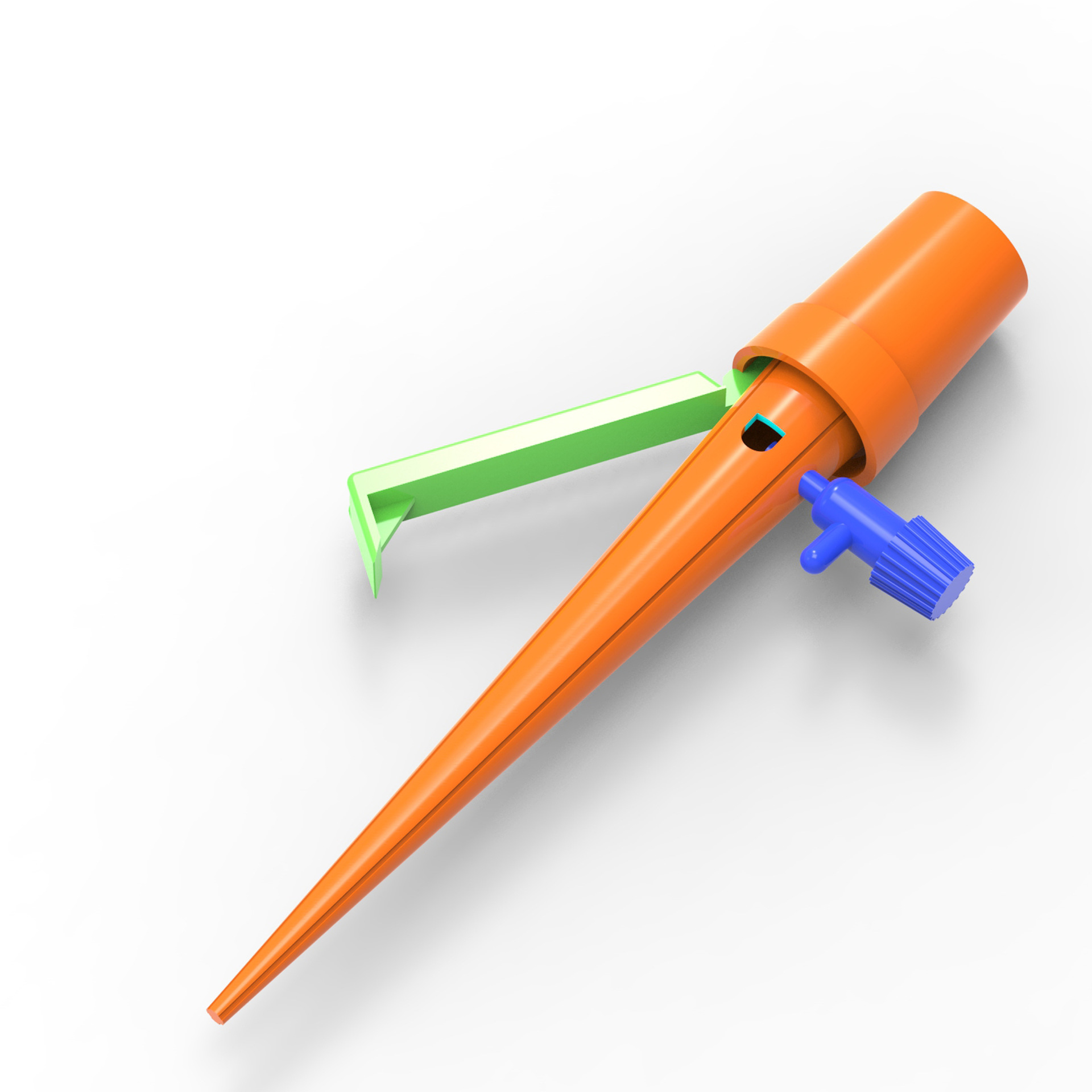 盆栽自动浇花器 可调节水流滴水器 带开关控制阀门 浇水器