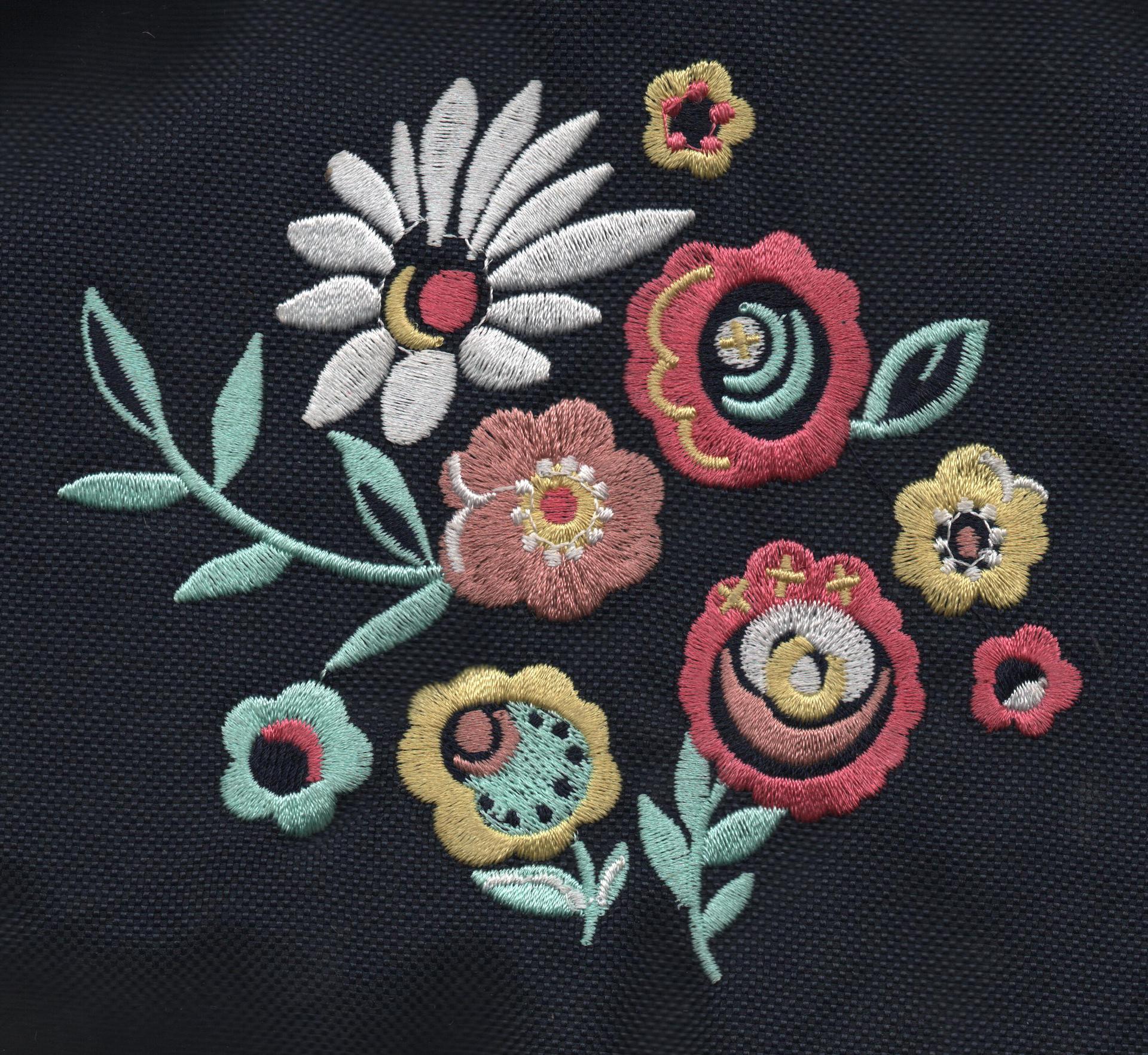 东莞电脑绣花加工厂 pu电绣,刺绣加工 厂家来图定制手袋绣花