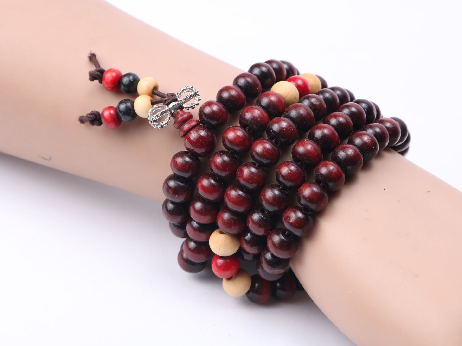 108颗仿小叶紫檀手链木头手串 佛珠小礼品赠品地摊手饰念珠饰品