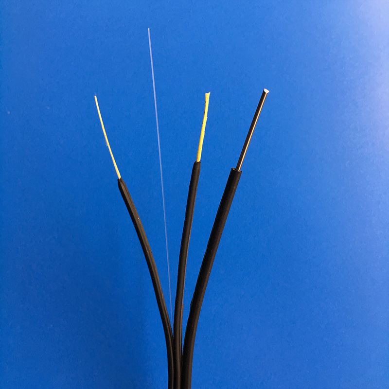 室外皮线光缆gjyxfch蝶形单模光纤光缆线 自承式皮线光缆
