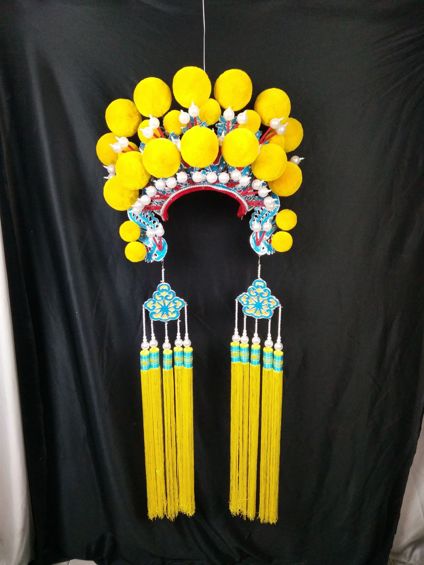 戏曲用品盔帽戏剧头饰七星列子 刀马旦七星凤冠 穆桂英七星额子