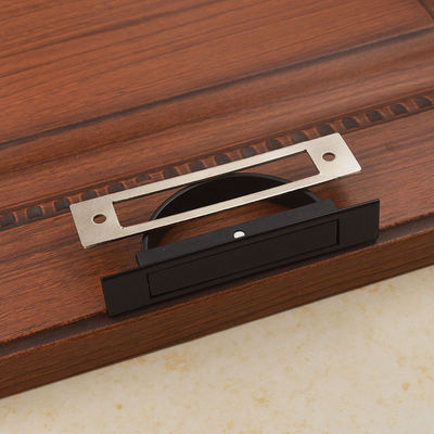 日式榻榻米专用拉手抽屉开槽拉手黑色橱柜门把手欧式拉手中式暗拉