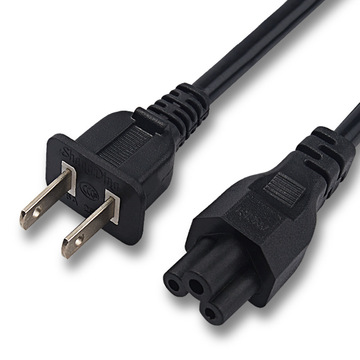 美标两插梅花尾台湾日本电源线笔记本电源适用于联想惠普华硕戴尔