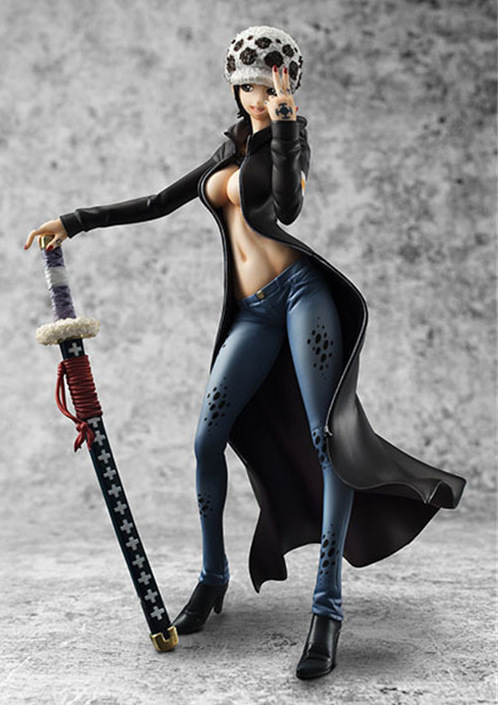 pop 海贼王 特拉法尔加 罗女版 女体手办模型公仔