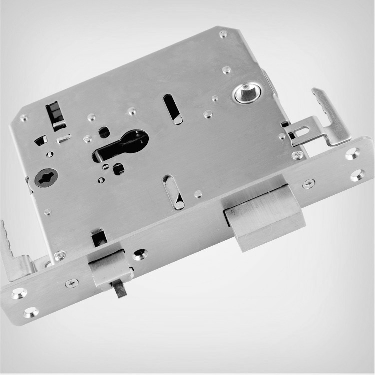 王力防盗门专用指纹锁锁体双活双快6568全不锈钢指纹智能锁锁体