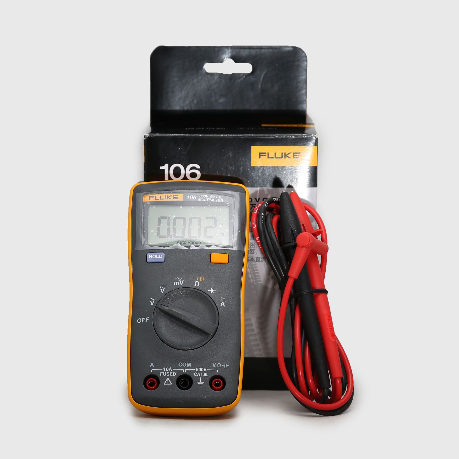 福禄克数字万用表fluke106多功能f106万用表小巧方便
