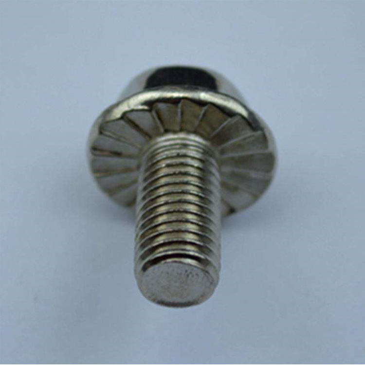 六角螺栓六角法兰面螺栓镀锌法兰螺丝防滑面螺栓批发