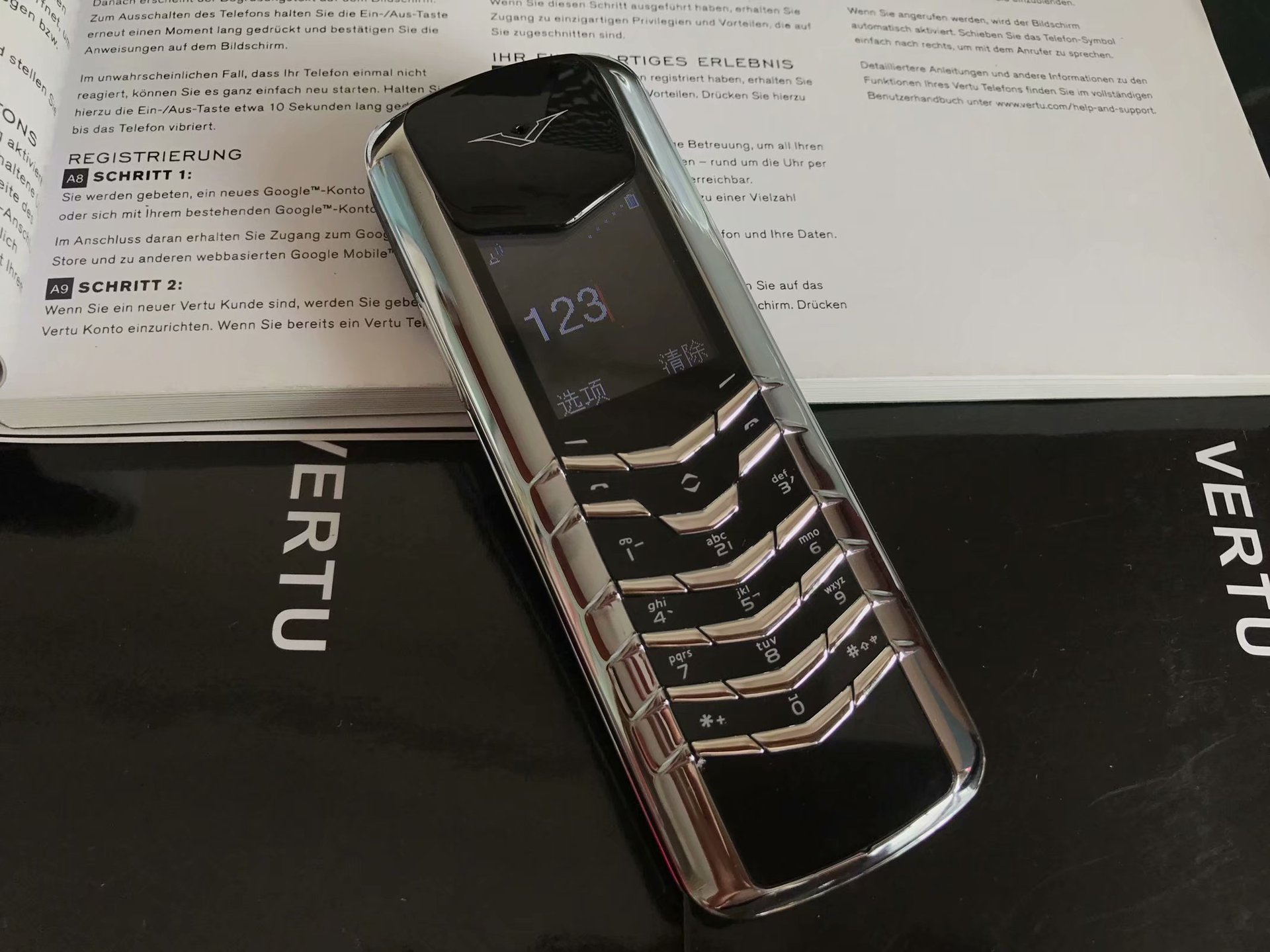 2019新款威图vertu手机k-2精美外观高档奢华直板小屏幕男款小手机