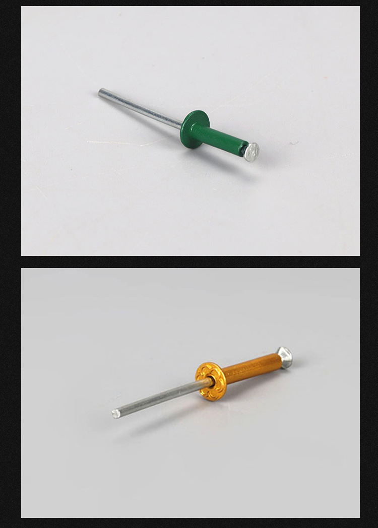 梅花拉花铆钉 酒盒专用梅花抽芯拉花铆钉 纸盒开花拉花拉铆钉直供