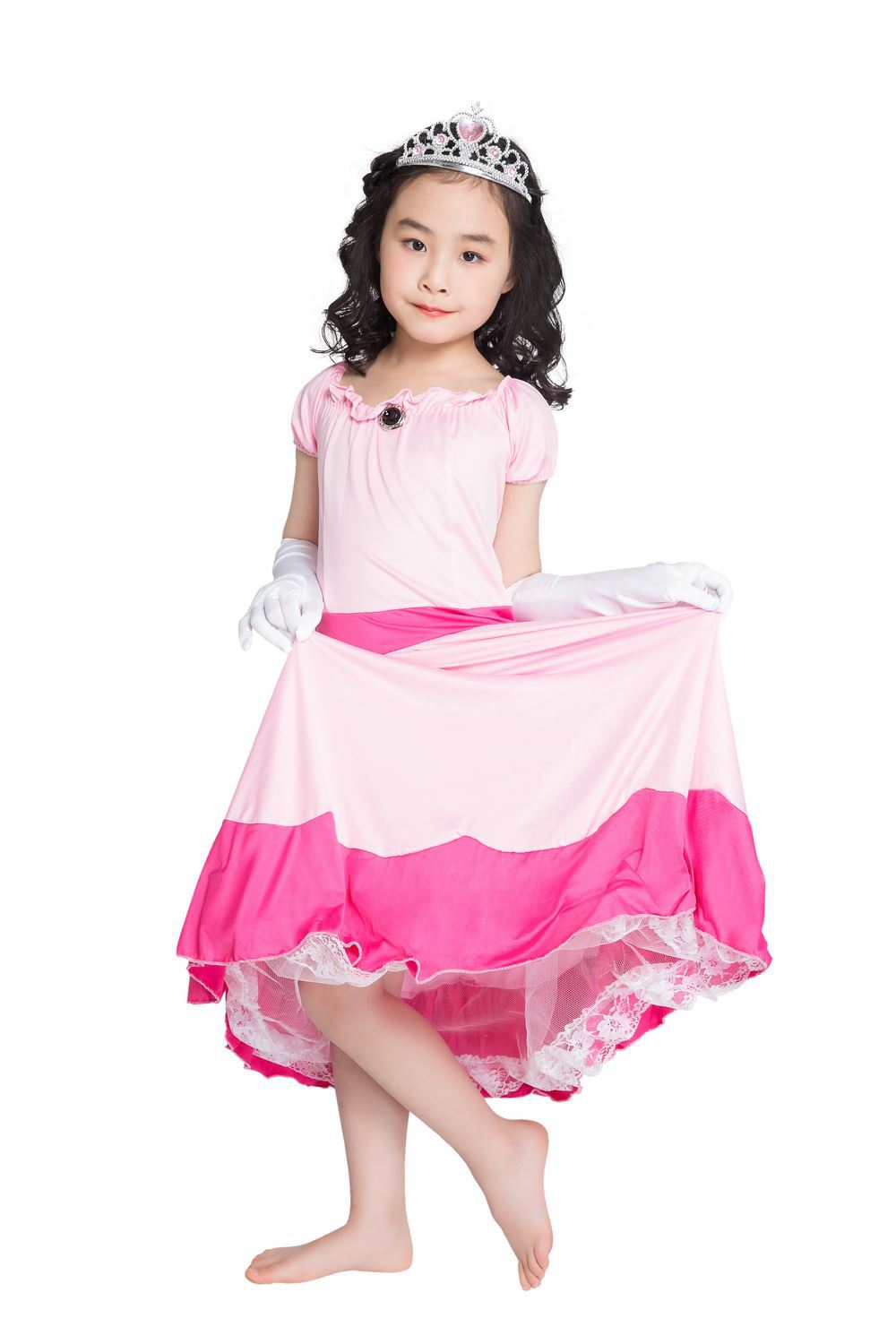 新款万圣节儿童cos白雪公主服童话故事角色扮演服cosplay服制服