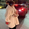 Fur imitation coat Autumn and winter new pattern Women's wear coat Versatile Korean Edition Easy thickening Rabbit hair Wool coat Hooded Fur imitation coat Autumn and winter new pattern Women's wear coat Versatile Korean Edition Easy thickening Rabbit hair Wool coat Hooded