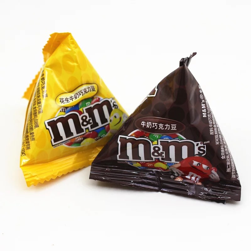 德芙m豆巧克力批发三角包零食糖果mms巧克力豆500g散装零食礼物