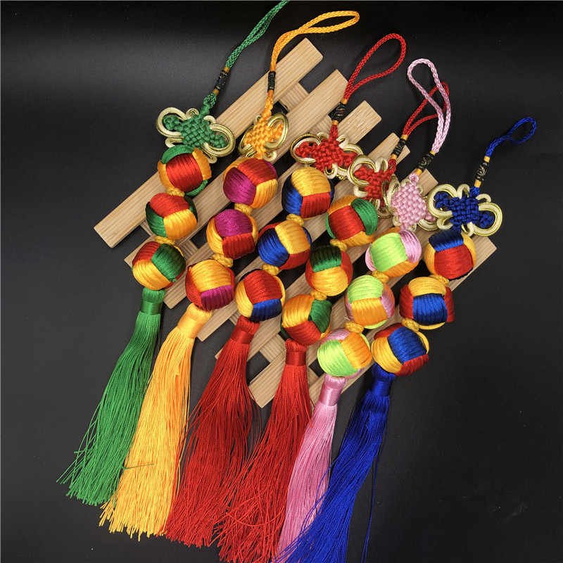 朝鲜族民俗彩球工艺品韩式餐厅料理店家居墙壁彩色装饰品挂件挂饰