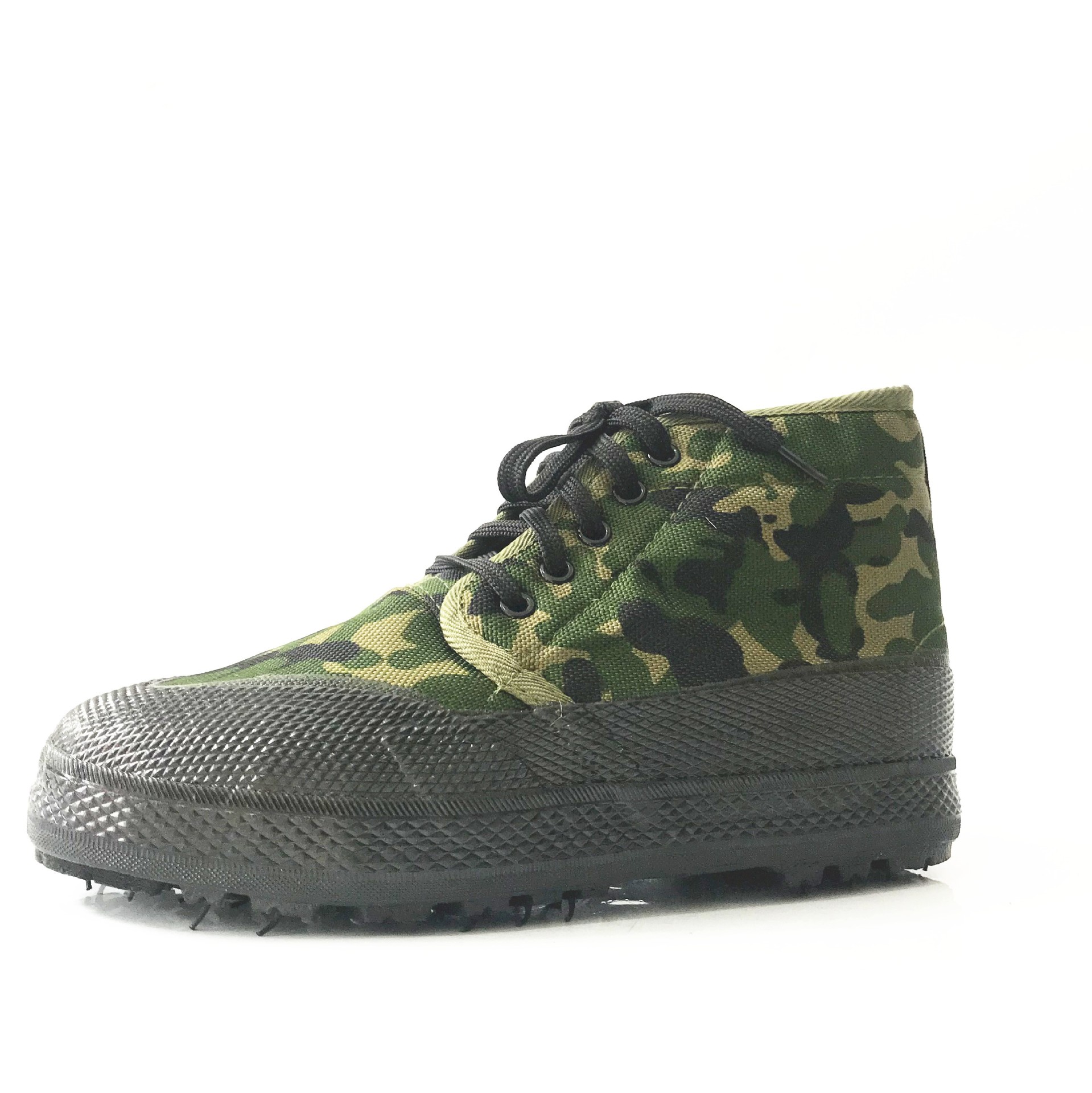 批发解放鞋棉鞋劳保迷彩帆布鞋高帮保暖加绒加棉军胶工作冬季