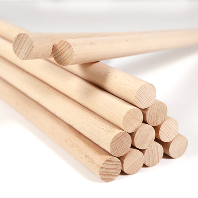 瑜伽棍木棍开肩 开背实木辅助棍体形训练棍实心 圆木棒榉木棍圆条