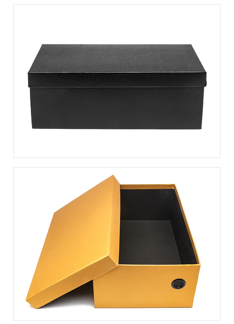 现货鞋子收纳盒特硬高档天地盖纸盒通用包装盒环保彩印盒定做批发