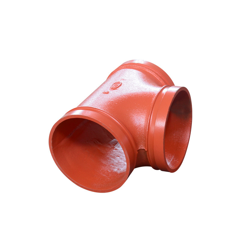 厂家批发 沟槽弯头 异型三通 消防管卡 沟槽玛钢大机械沟槽消防件