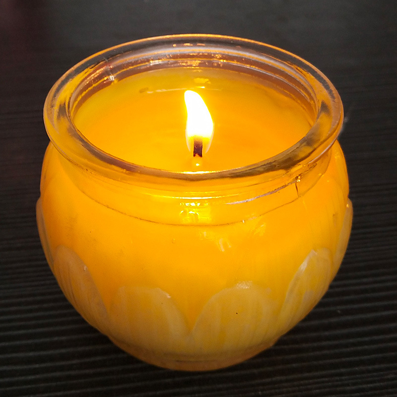 包邮平口莲花酥油灯 24小时莲花酥油灯