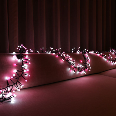 led鞭炮灯低压30v蜈蚣灯圣诞新年节日装饰灯串户外防水爆竹灯