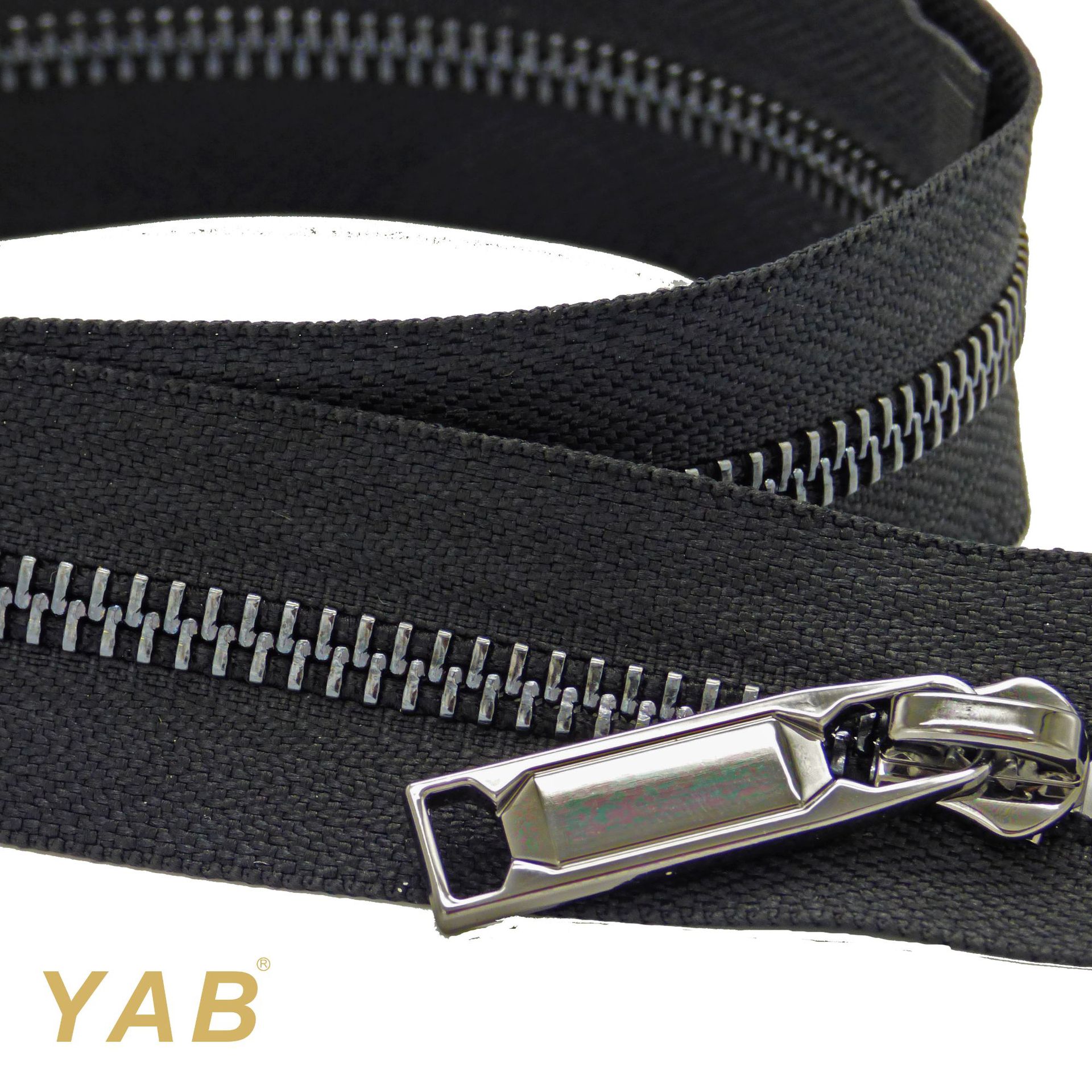 5号金属铜枪色黑金y牙开尾拉链黑色 工厂直销 服装箱包高端订制