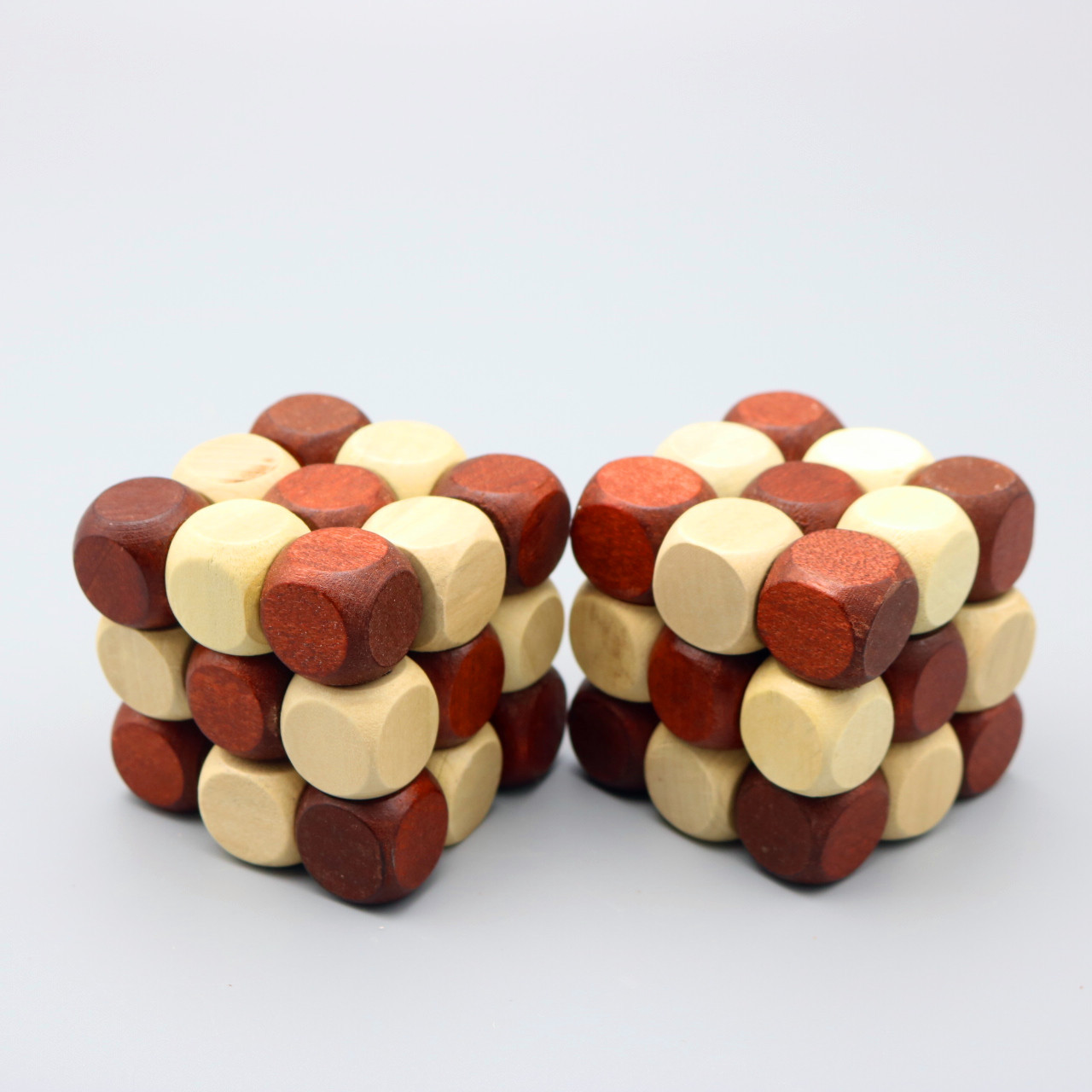 批发6cm神龙摆尾魔方成人儿童拆装解锁玩具孔明锁鲁班锁