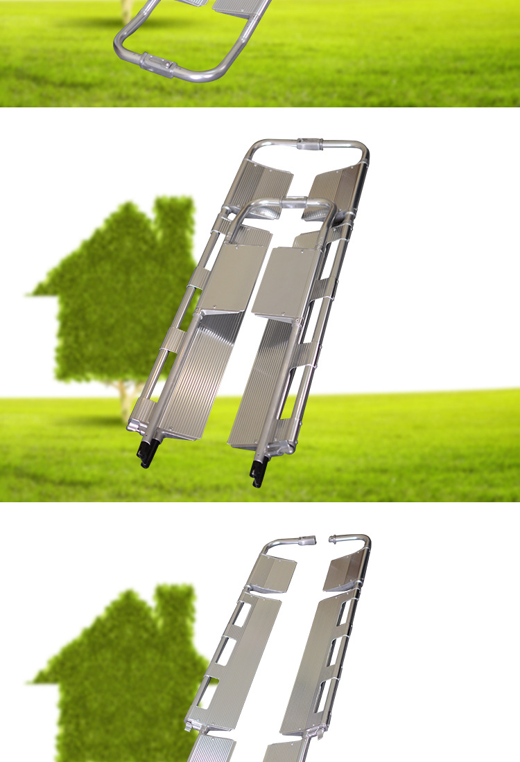 mdk-c102铲式担架 救护车担架 可分离担架可折叠式铝合金消防担架