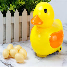 会走路生蛋唱歌万向下蛋鸭玩具下蛋小黄鸭电动儿童玩具地摊批发批
