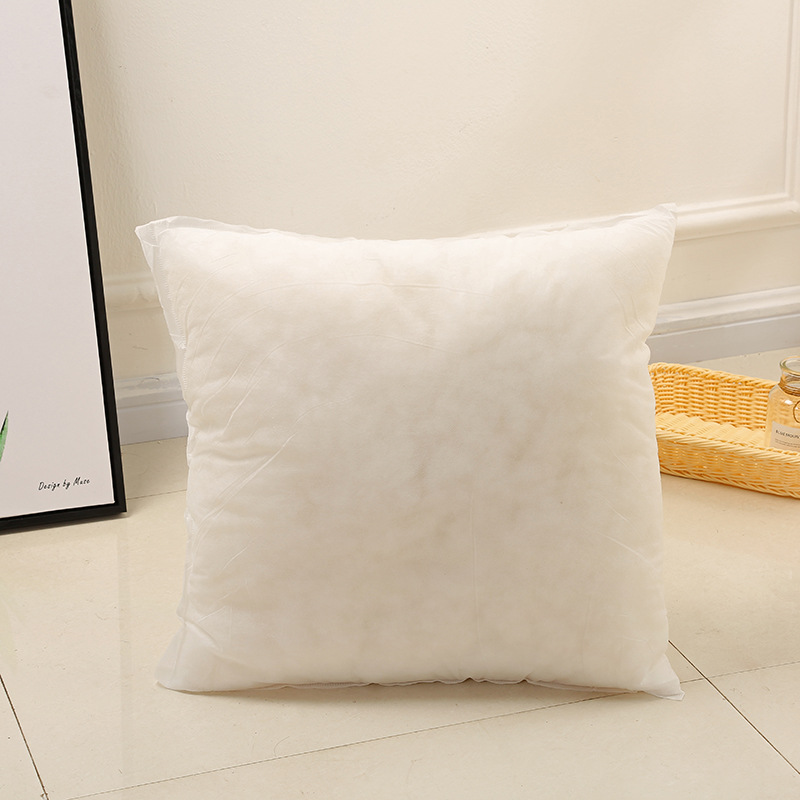 靠垫/抱枕/抱枕被-厂家批发无纺布pp棉抱枕芯 办公室腰背靠垫芯 坐垫
