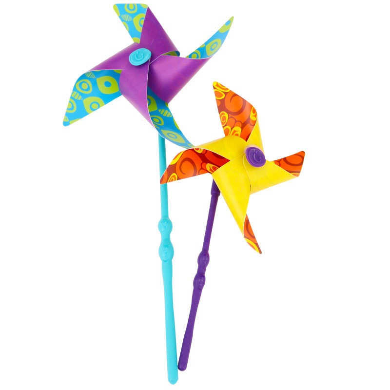 【吸粉款】纽奇儿童小风车手持宝宝户外地摊热卖玩具旋转大风车