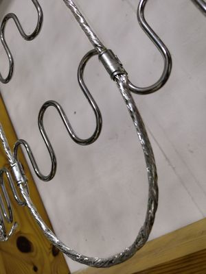 0纸包钢丝沙发定位线弹簧加固条电镀沙发弹簧