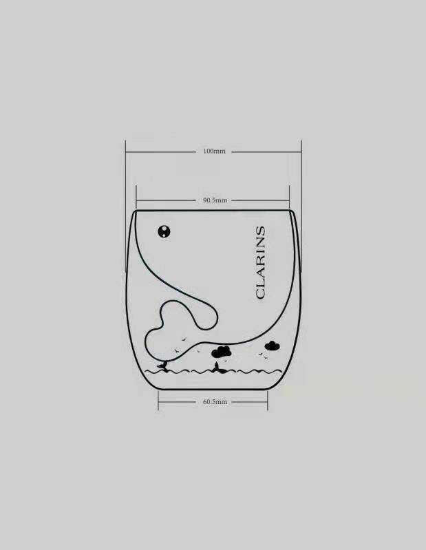 厂家直销新款网红爆款猫爪杯玻璃杯多种造型玻璃水杯定制现货批发