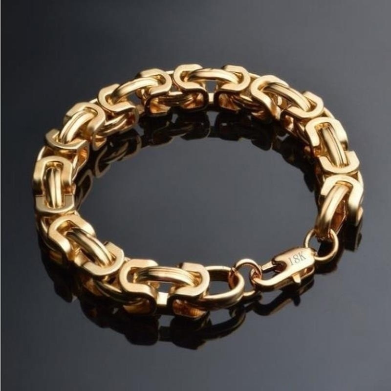 跨境爆款 wish ebay 热销 霸气男士拜占庭手工手链