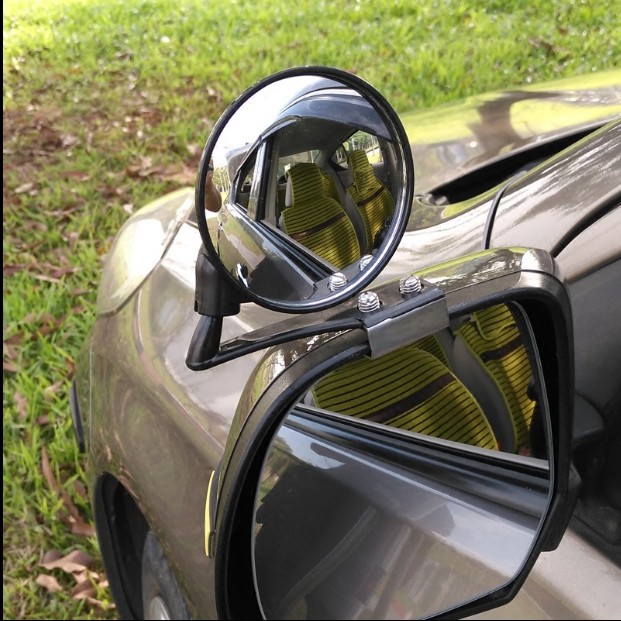 前轮盲区镜 汽车前轮镜倒车镜车头镜盲点镜上镜教练镜盲区