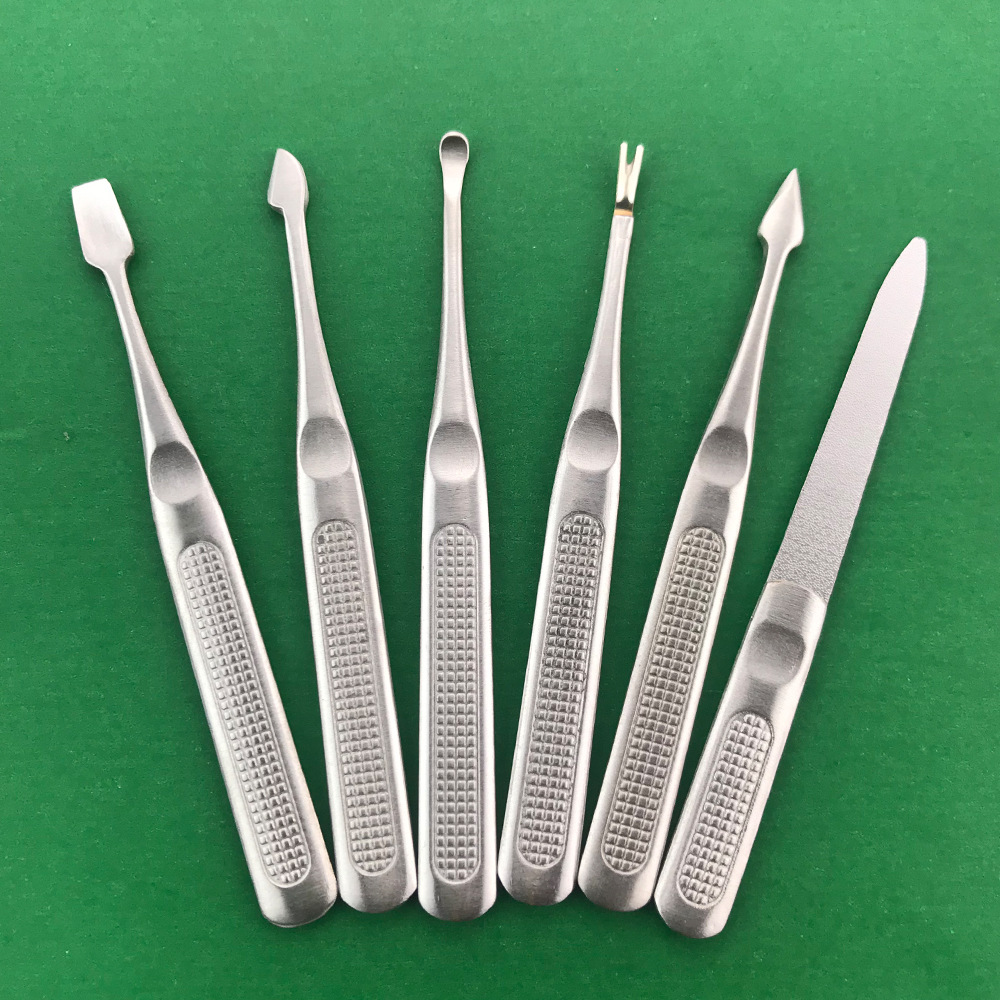 死皮叉 美甲死皮推不锈钢 修指甲死皮刀 死皮挫工具 去死皮推美甲