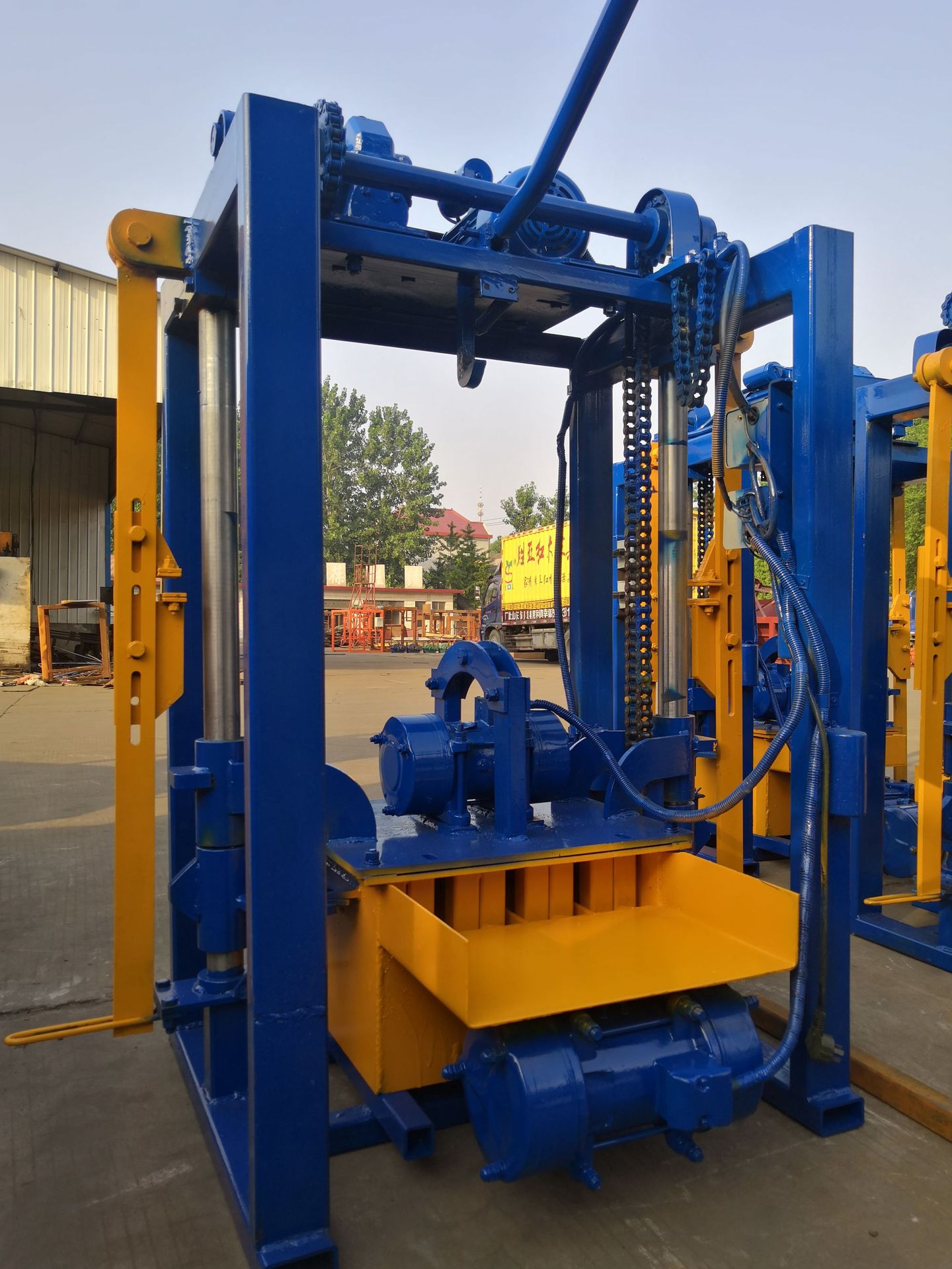 胜亚牌 qmy2-45 小型水泥空心砖机 可使用单项电 小型空心砖机