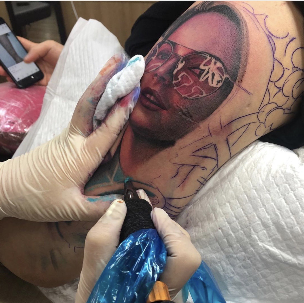 孝立器材dirk德克一体针纹身纹眉针短针0.3mm打雾弧排针m1&rm