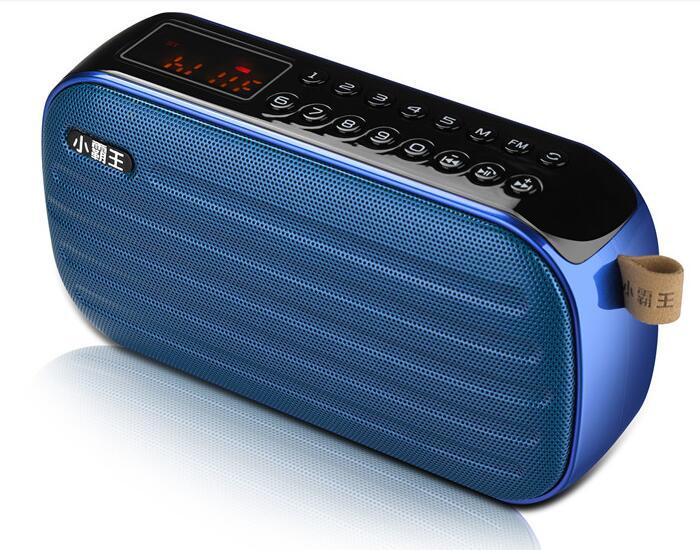 subor/小霸王d93无线蓝牙音箱fm插卡数字选曲支付宝收款扩音