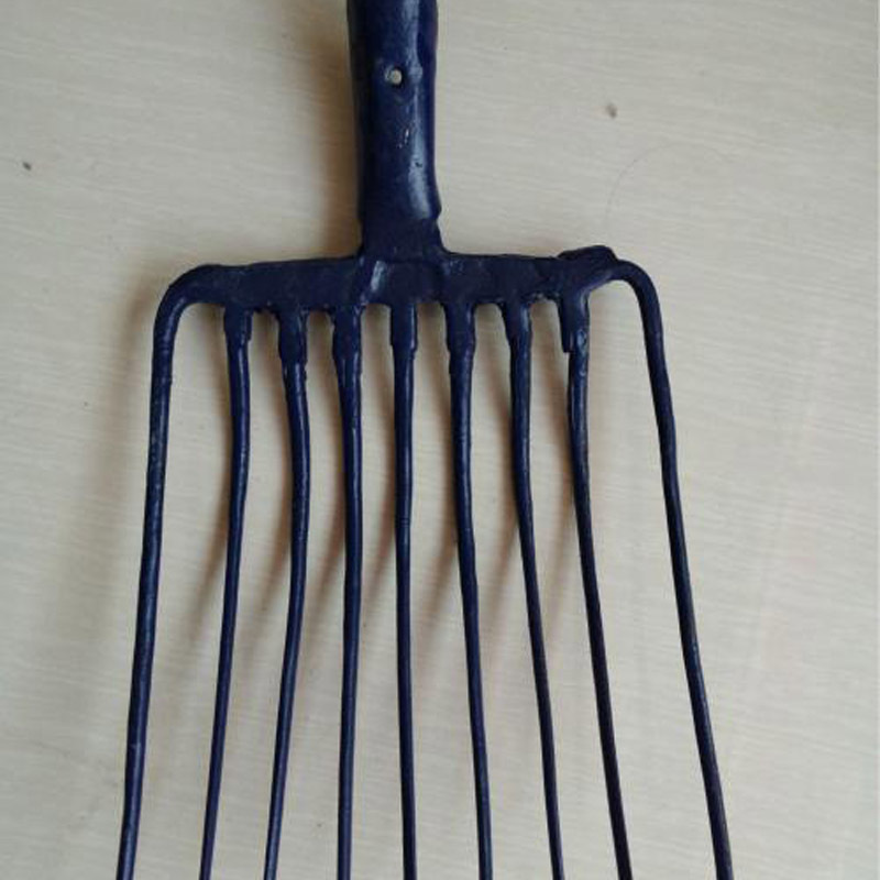 铁路用九齿钢叉九股钢叉铁路石渣叉铁路维护工具一体9齿