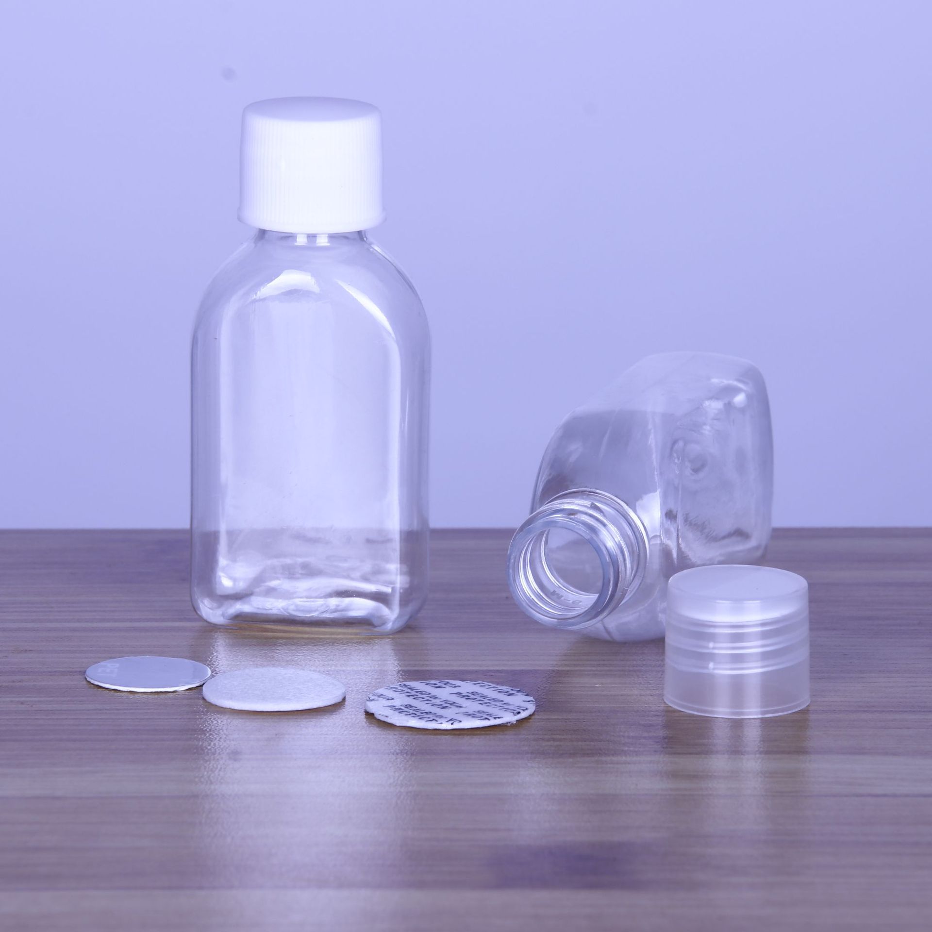 10ml20毫升30ml塑料瓶塑料盖小样分装瓶扁方液体小瓶子