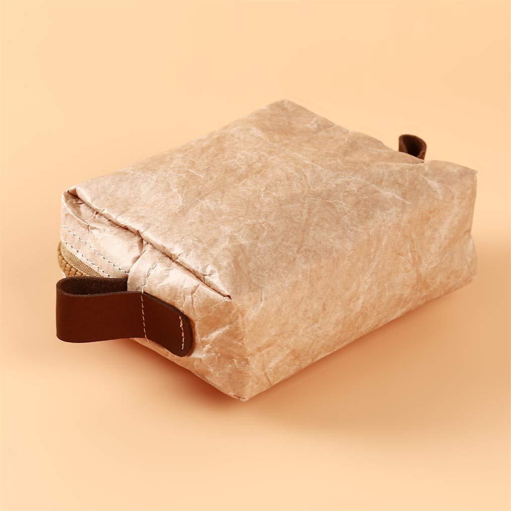 杜邦纸化妆包 手拿抗撕裂可水洗牛皮纸化妆收纳小包