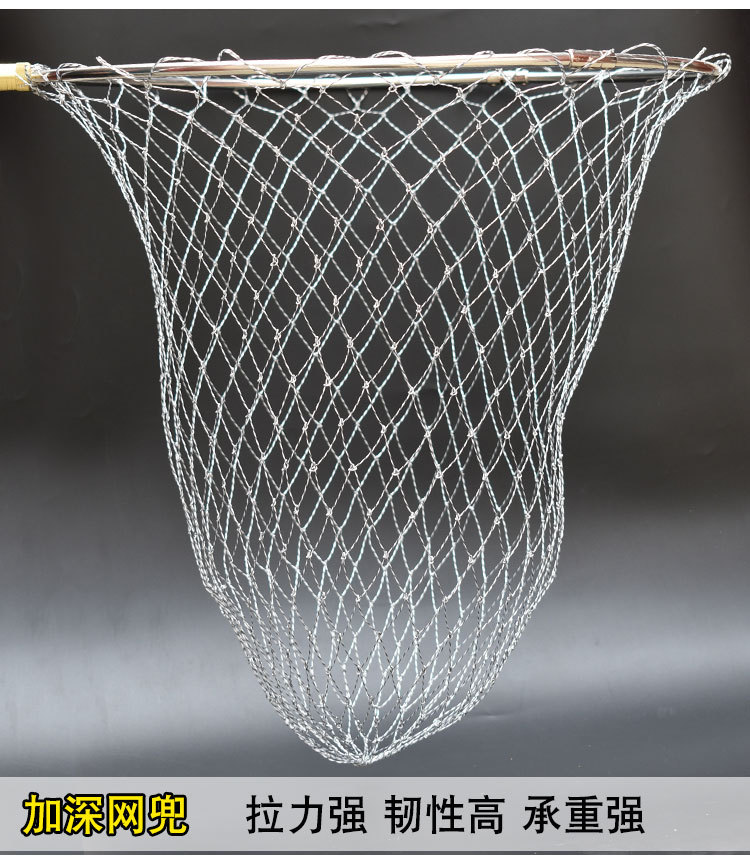 网球拍线网布40直径网头50大眼捞鱼网兜网布编织抄网垂钓用品配件