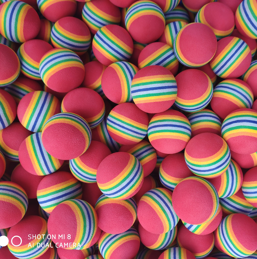 40mm彩虹球颜色鲜艳环保无味