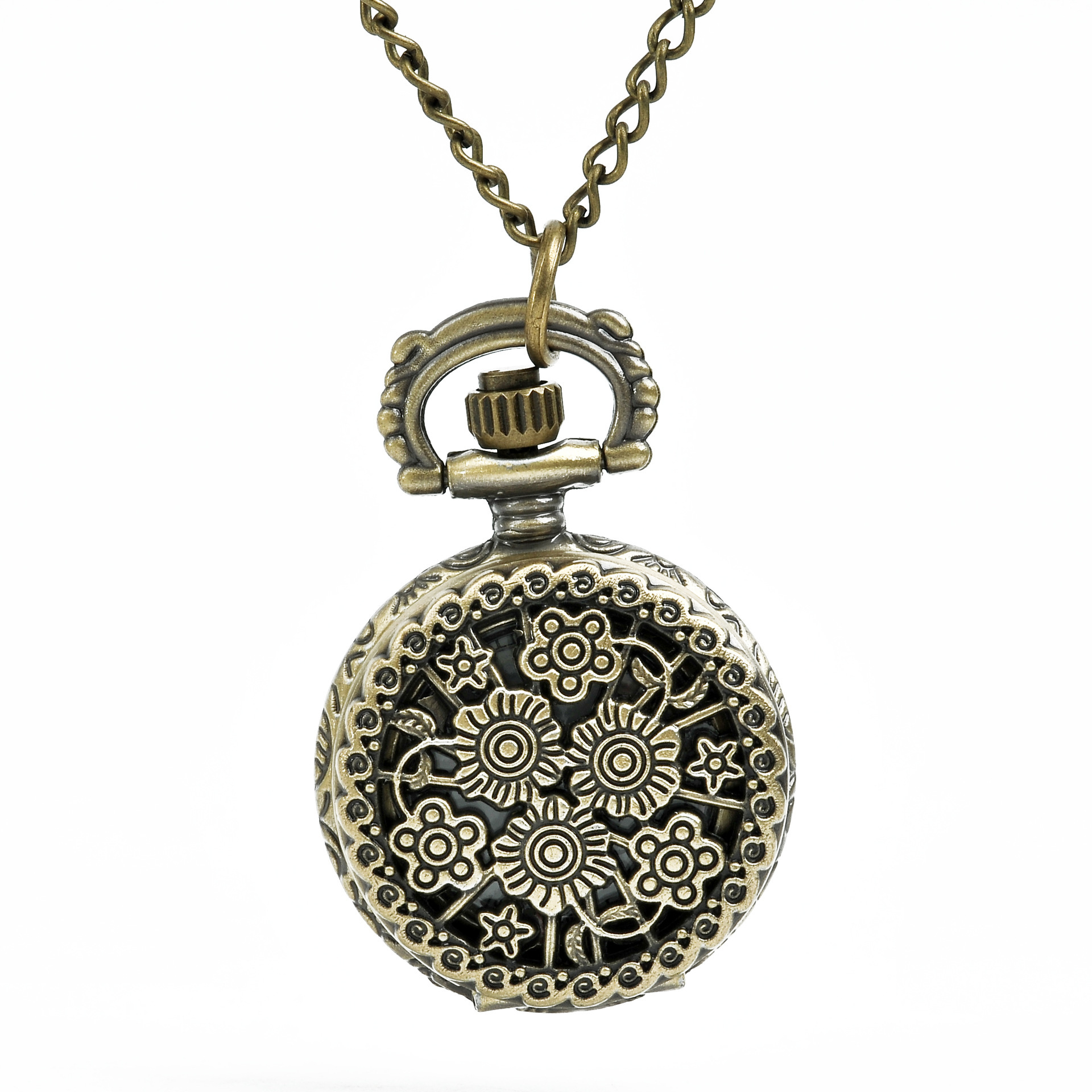 2019多款怀旧小号怀表 复古多款怀表项链 厂家批发小号石英表