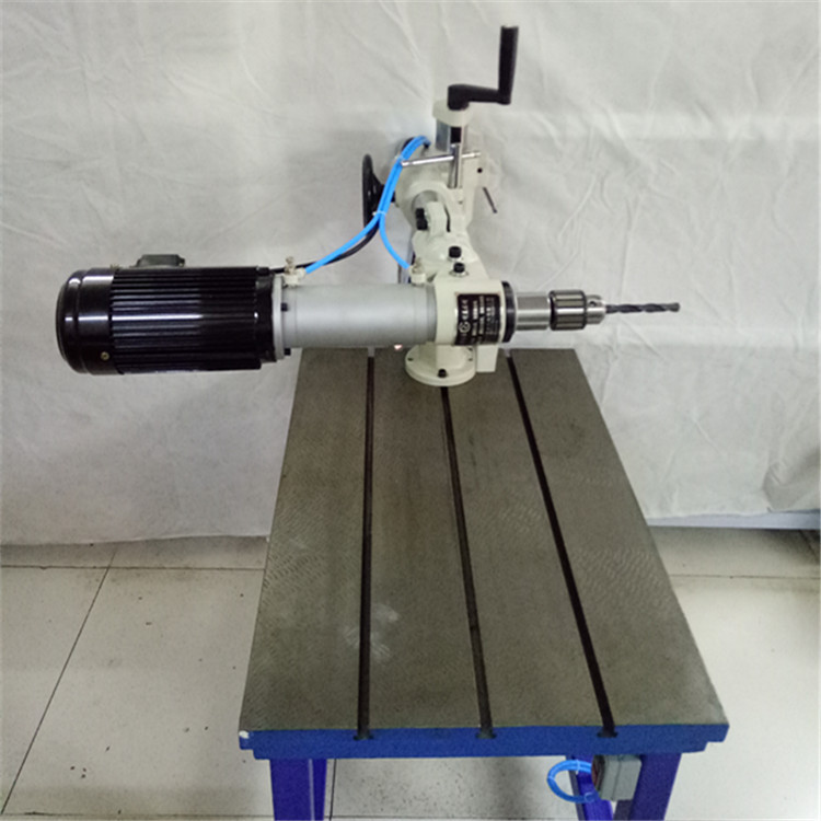 台湾万向木工多轴气动自动钻孔机钻床组合台钻