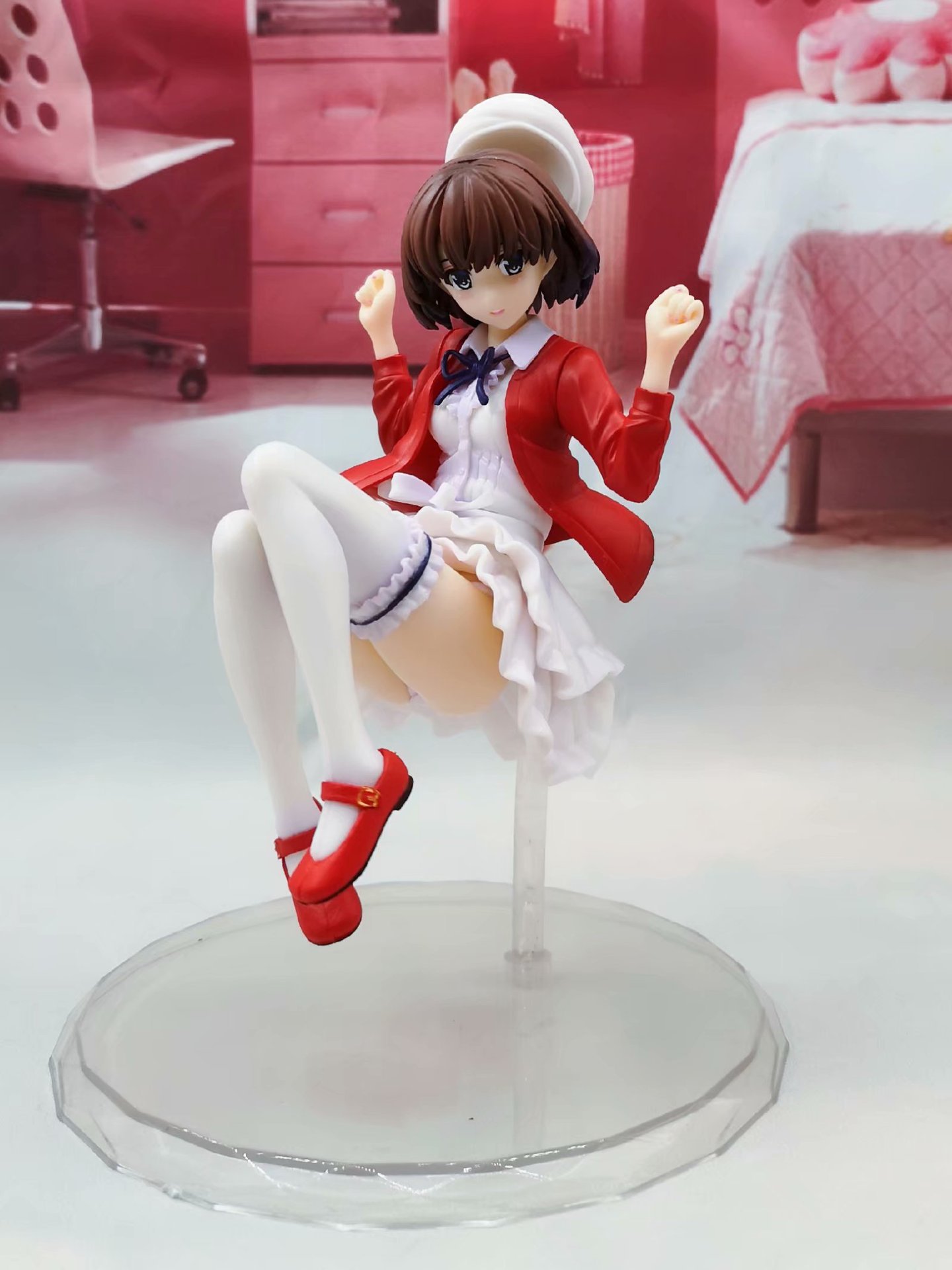 路人女主的养成方法 加藤惠 跳姿 美少女 盒装手办摆件模型