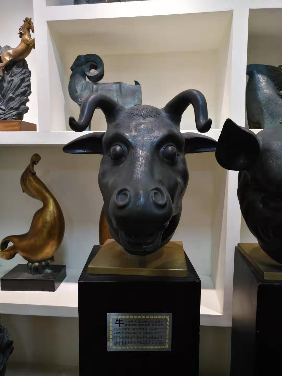 圆明园仿古纯铜十二生肖兽首工艺品雕塑摆件铸铜生肖属相厂家定制