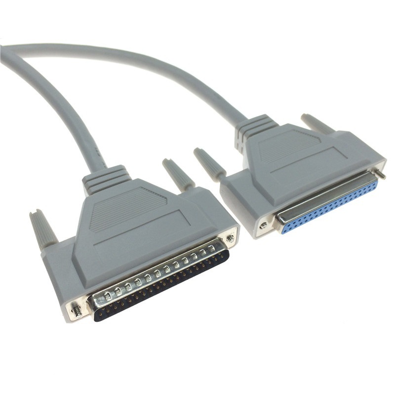 10米纯铜db37连接线公对母延长线并口串口线37p数据线37芯信号线