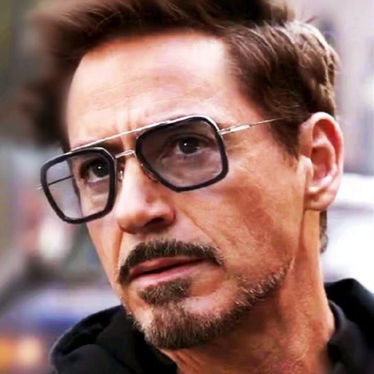 Spiderman Iron Man Robert Downey Similar Glasses Tony Stark Myopic Sunglasses Men's Trendy Sunglasses