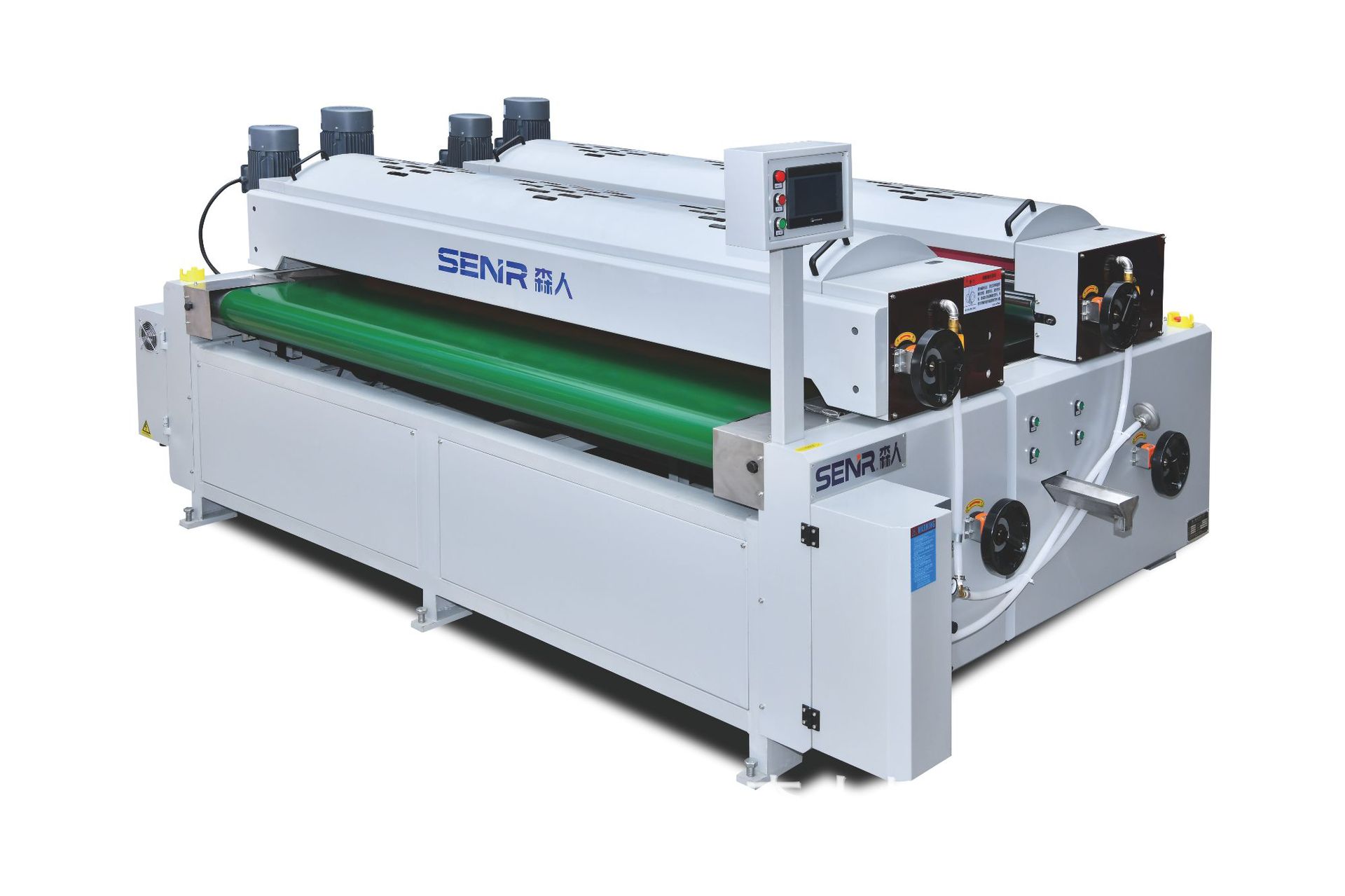 背景墙钙塑地板硅酸钙板仿大理石uv滚涂机淋涂机砂光机镁板滚涂机