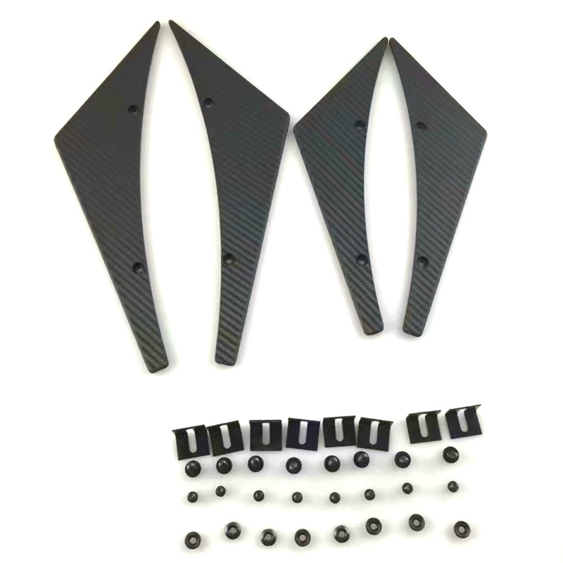 厂家直销汽车赛车摩托改装通用打孔扰流风刀降低风阻前导流风刀